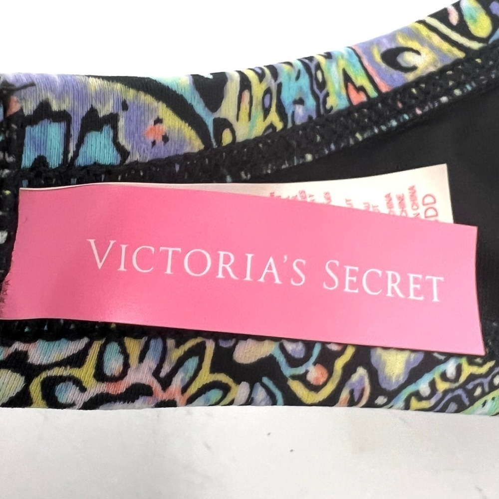 Victoria’s Secret Printed Strapless Bikini Padded Swim Top - Picture 6 of 6